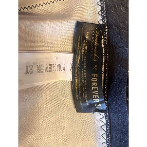 FREDRICKS Hollywood satin teddy nighty bodysuit cut out lingerie second skin XL - Picture 6 of 6